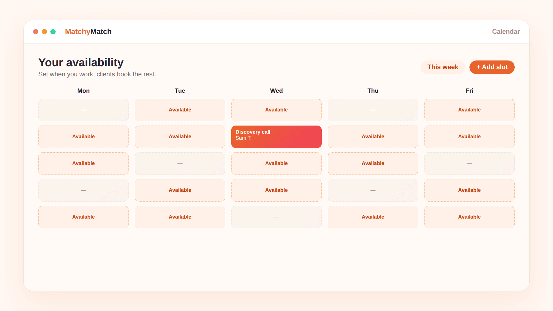 Smart calendar